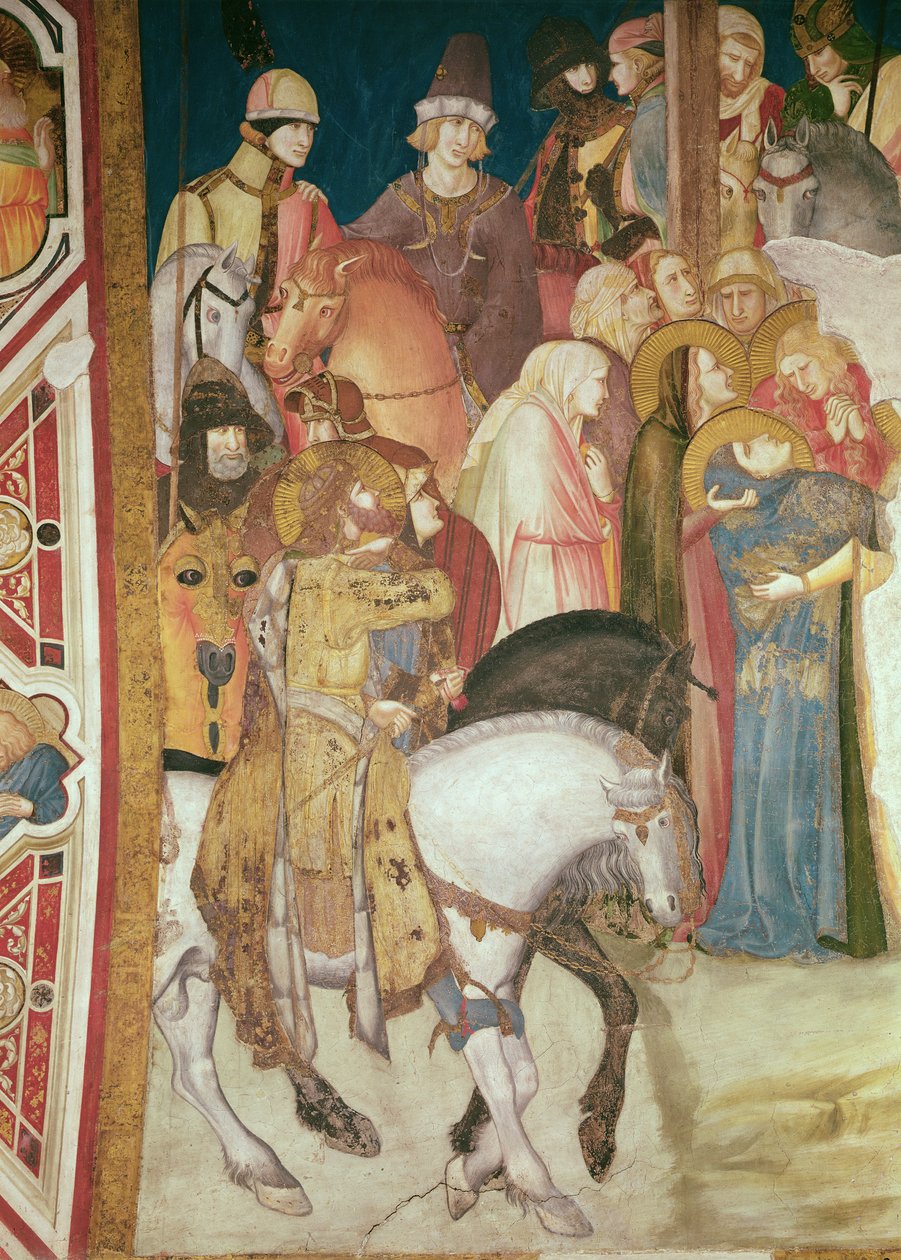 Calvary Detayı (fresk) (208458 detayı) by Pietro Lorenzetti