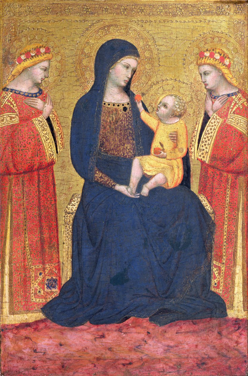 madonna ve çocuk by Pietro Lorenzetti