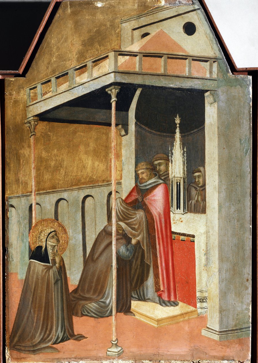 Ugolotti manastır alışkanlığını aldı (Saint Humility
