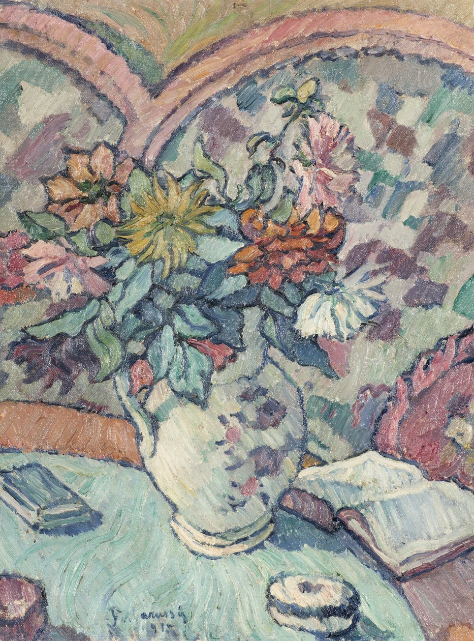 Çiçekler, 1915 by Pietro Marussig