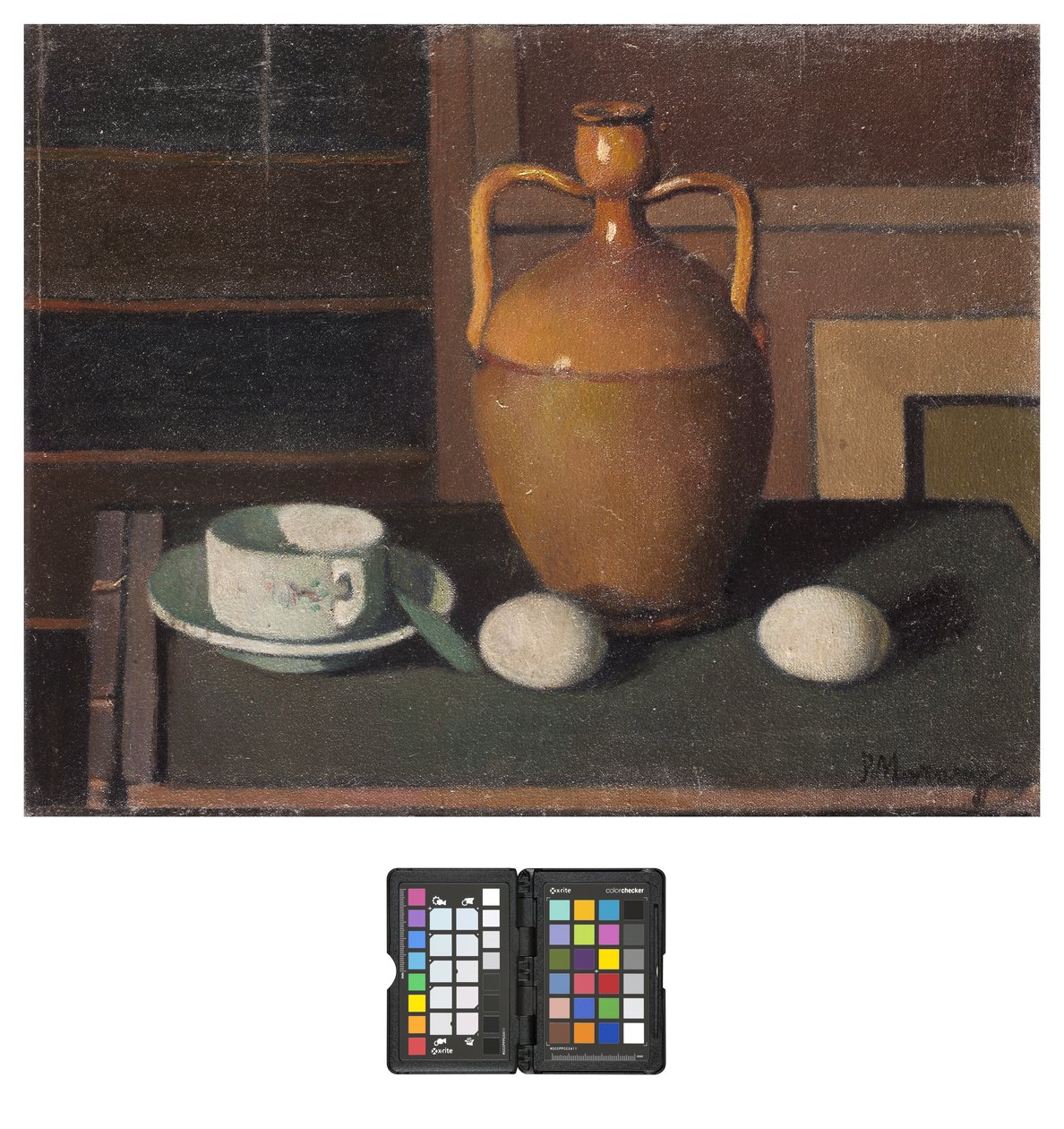Yumurtalı natürmort, 1924 by Pietro Marussig