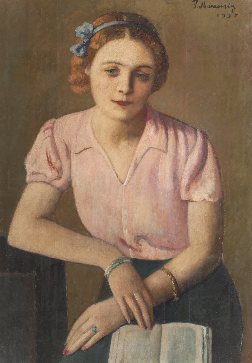 okuyucu, 1935 by Pietro Marussig