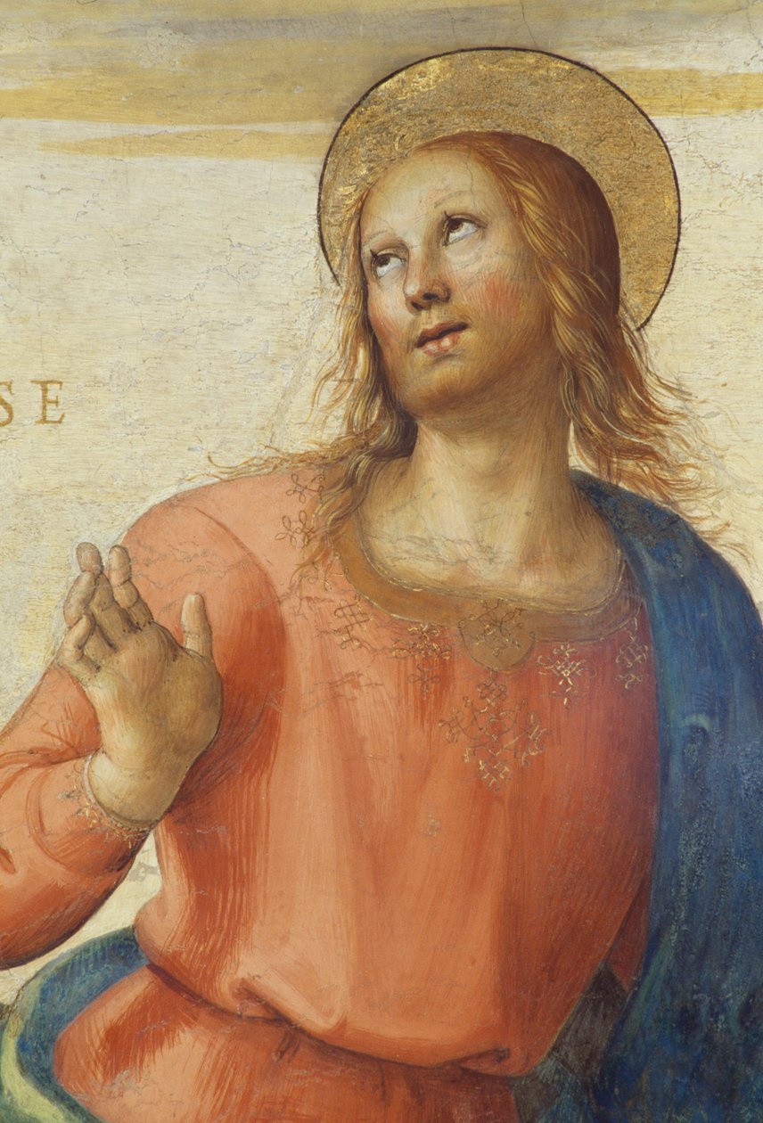 1496-1500, Perugino tarafından (yaklaşık 1450 -1523), fresk, Seyirci Salonu, Collegio del Cambio (Değişim Koleji), Priors Palace, Perugia, Umbria, İtalya by Pietro Perugino