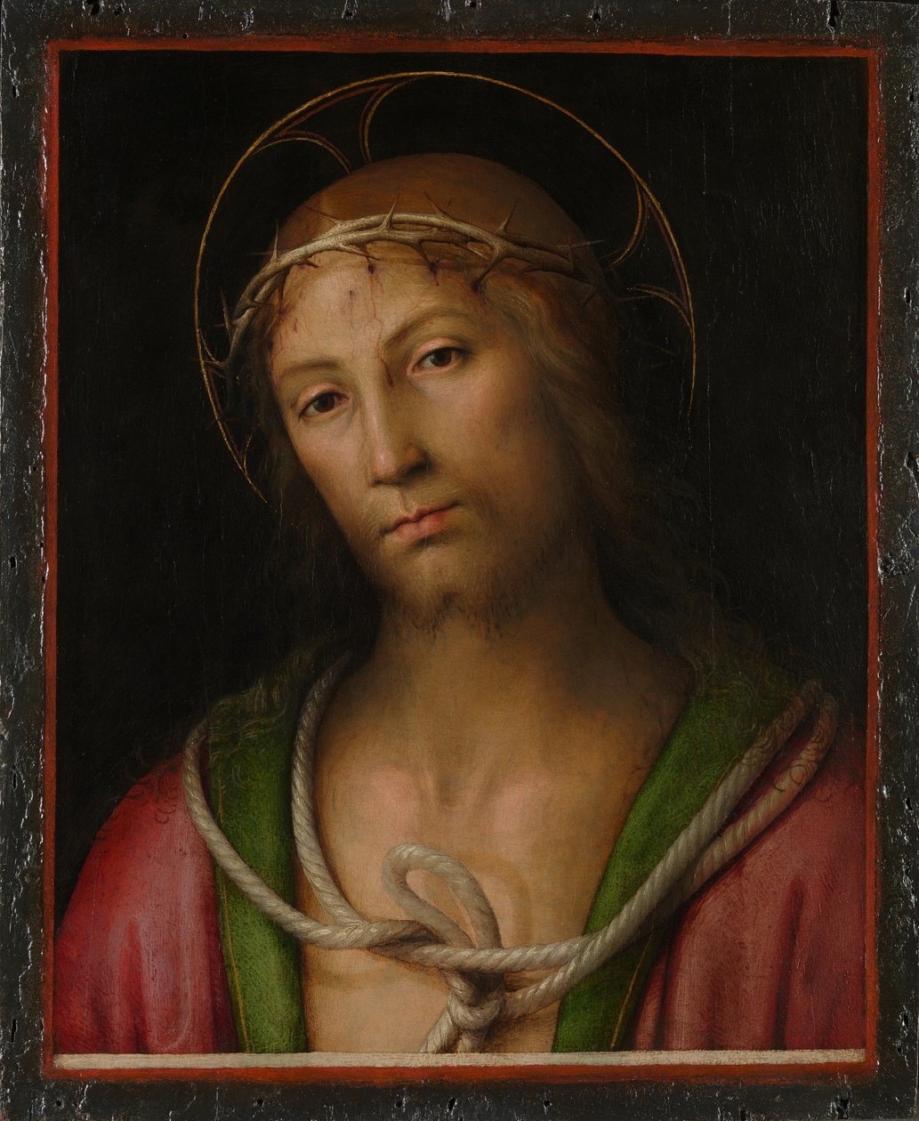 Dikenlerle Taçlandırılan İsa, c. 1505 by Pietro Perugino