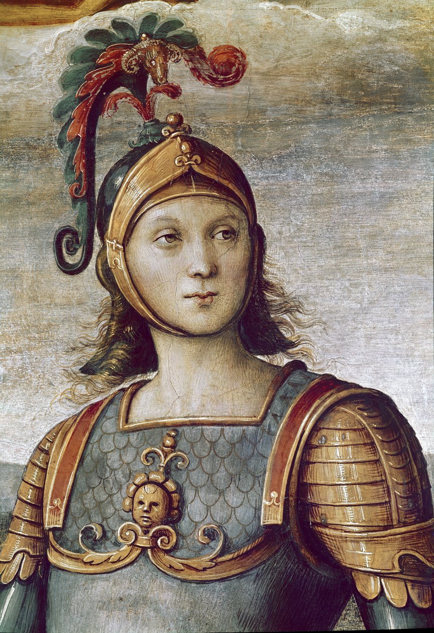 Horatius Cocles, Güç ve Denge detayı (Fresco by Pietro Perugino
