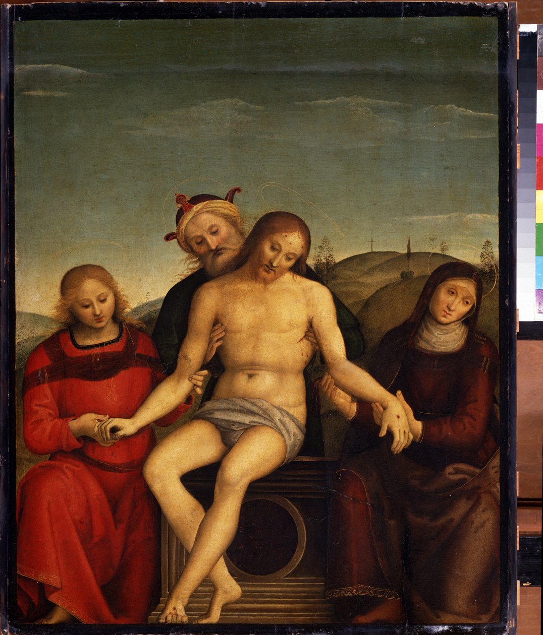 Merhamet. Peinture de Pietro, Cristoforo Vannucci dit Le Perugin (Il Perugino) by Pietro Perugino