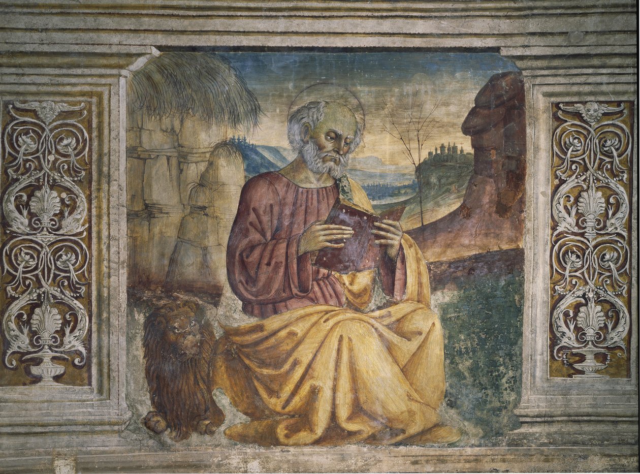 Aziz Mark (fresk by Pietro Perugino