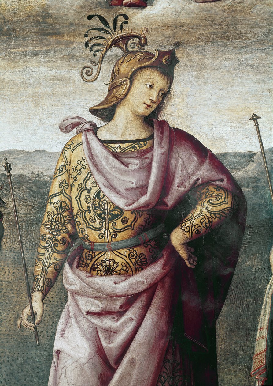 Scipio Africanus, Güç ve Denge detayı (Fresco by Pietro Perugino