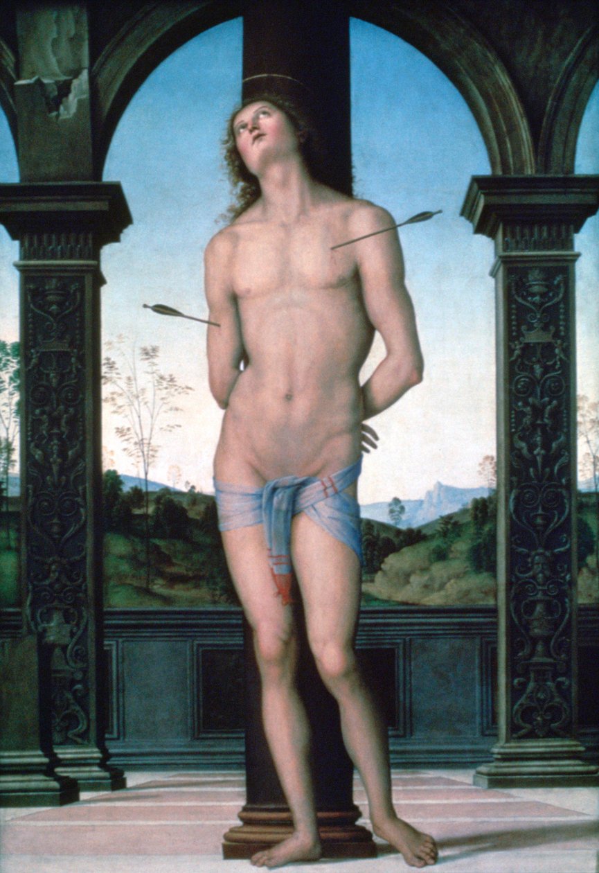 Aziz Sebastian, c1470-1523 by Pietro Perugino