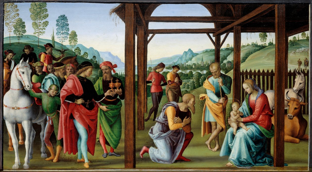 Pietro Vannucci dit il Perugino tarafından Magi