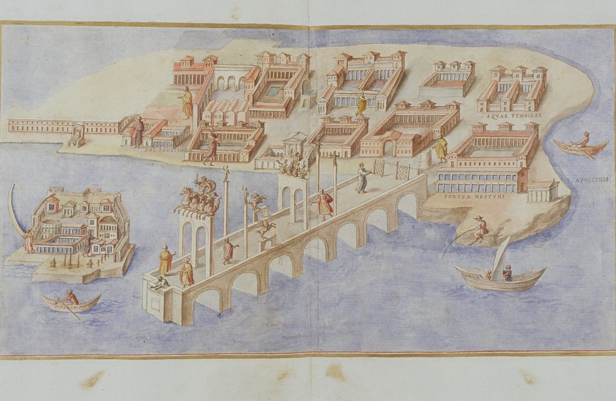 MS Gen 1496 Liman Sahnesi, 1674 by Pietro Santi Bartoli