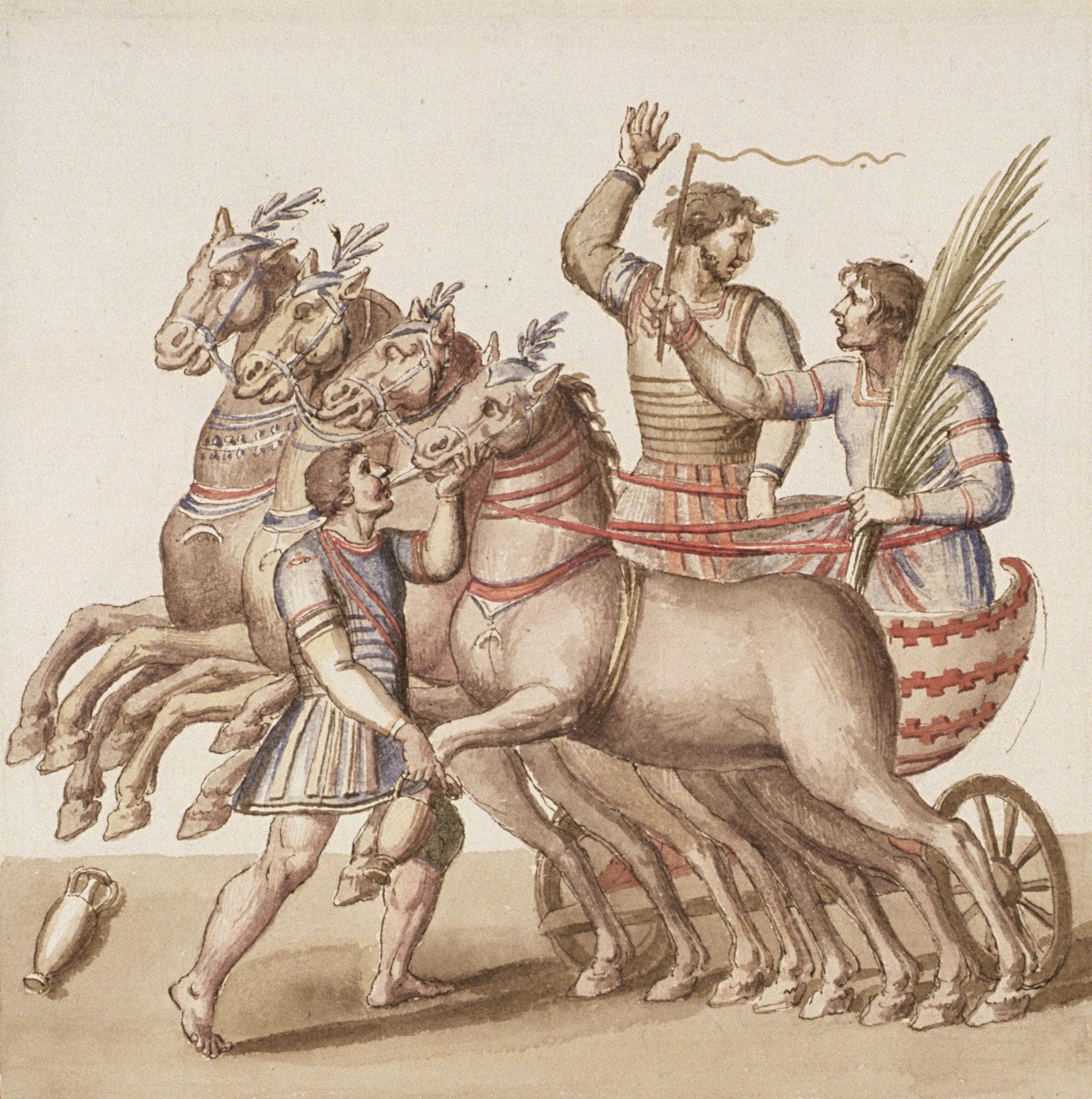 Ms Gen 1496 Plaka CXIII Gladyatörler by Pietro Santi Bartoli