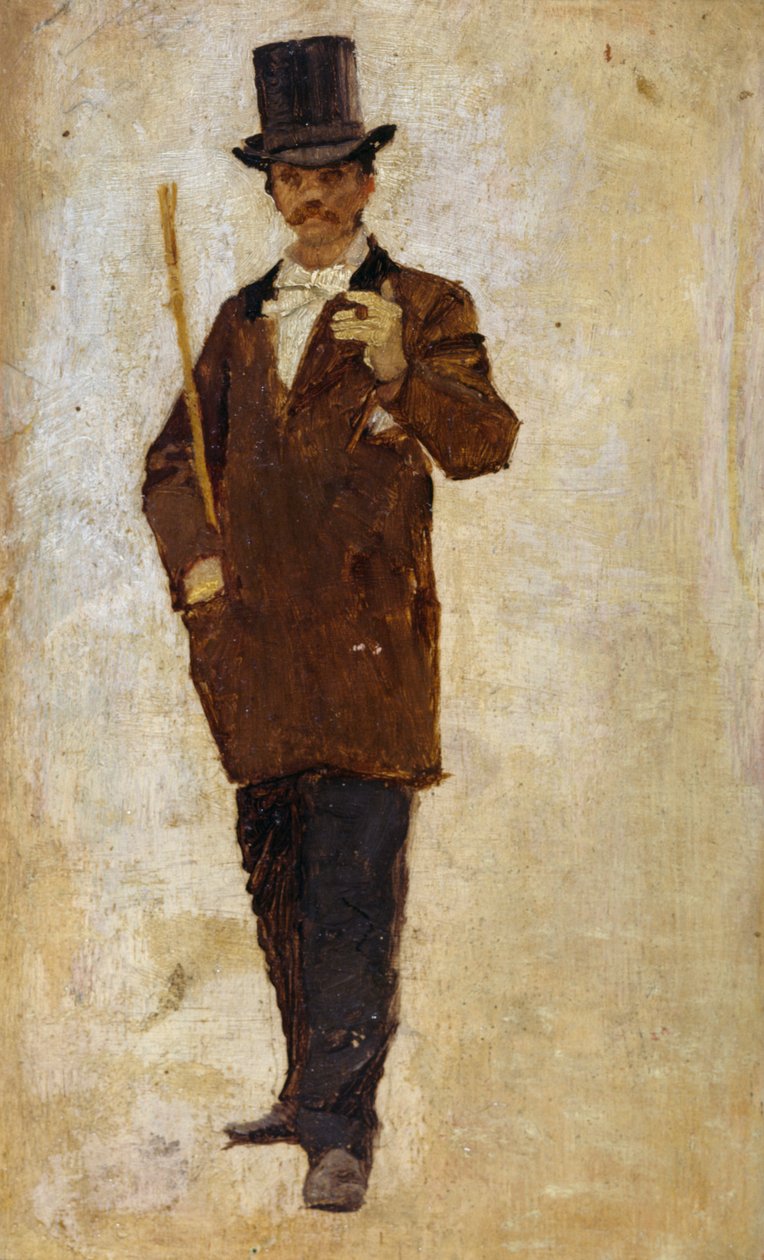 Silindir şapka giyen adam by Pietro Scoppetta