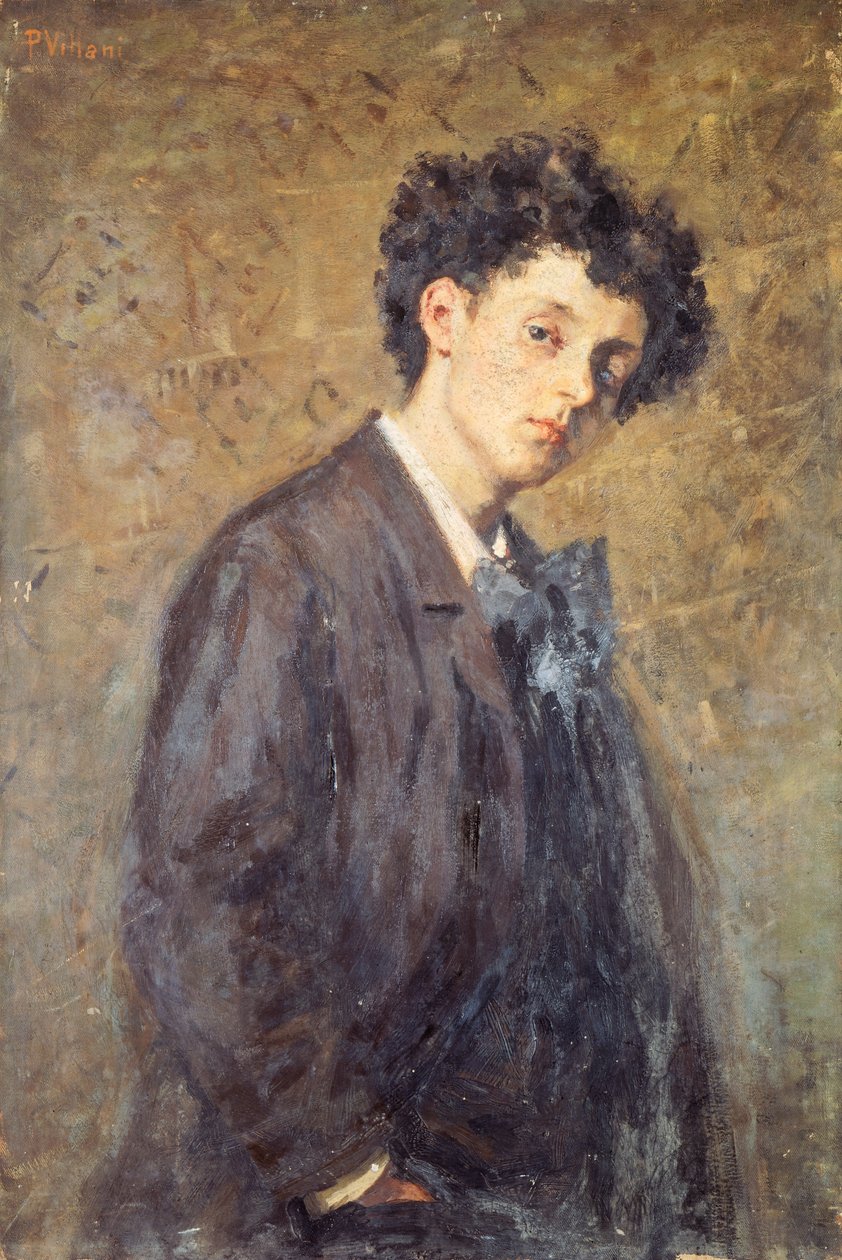 Horace Grossoni'nin Portresi (tuval üzerine yağlıboya) by Pietro Villani