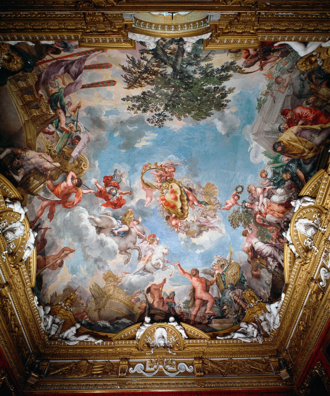 Savaştan sonra Mars, Mars Salonunun kasası by Pietro da Cortona