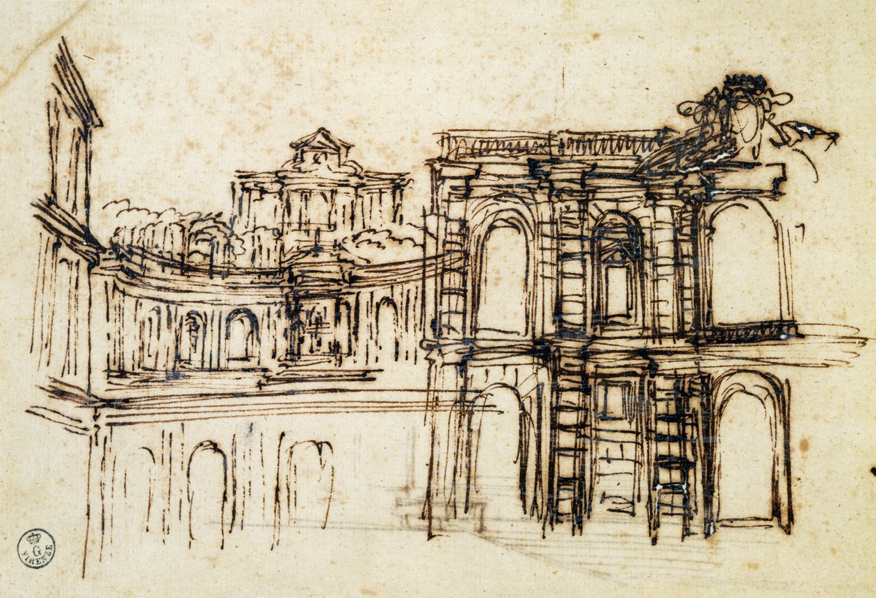 Pietro da Cortona (1596-1669), İtalya olarak bilinen Pietro Berrettini tarafından Floransa