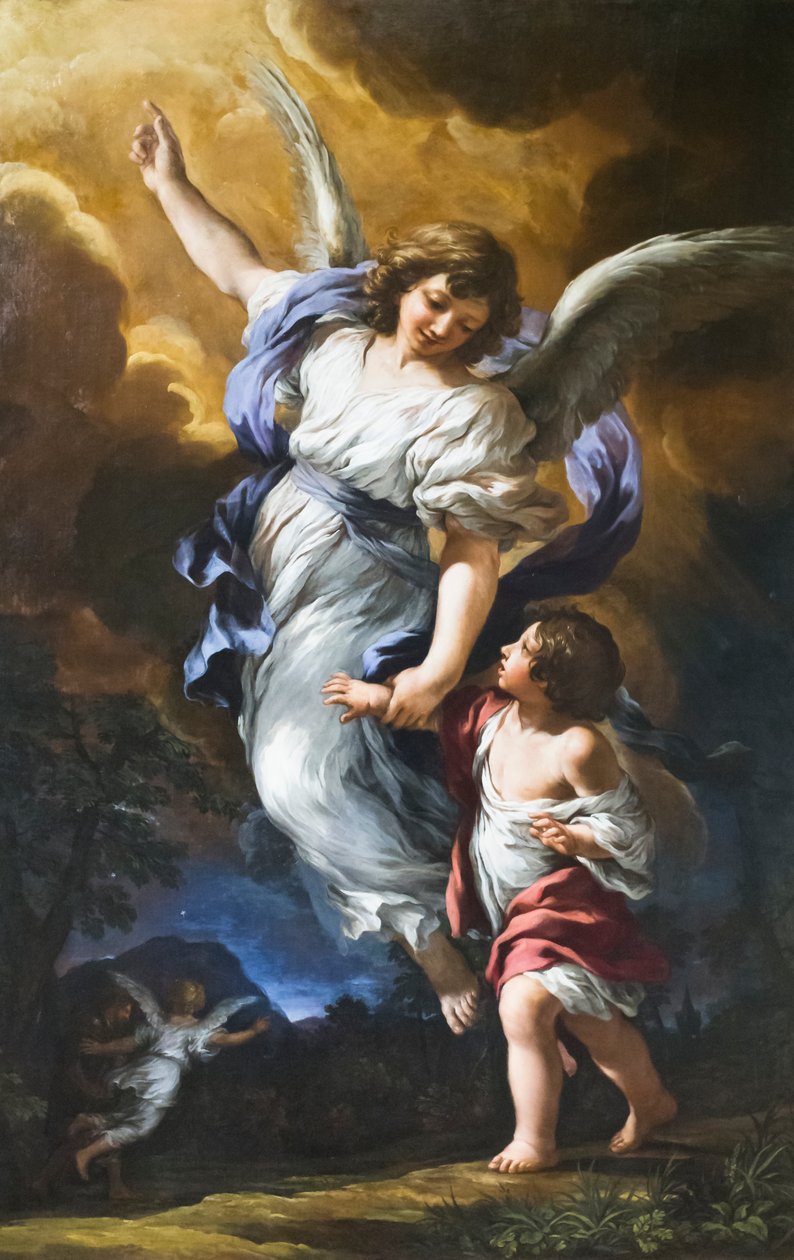 koruyucu melek by Pietro da (1596 1669) Cortona