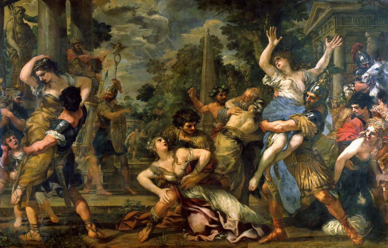 Sabinlerin tecavüzü by Pietro da Cortona
