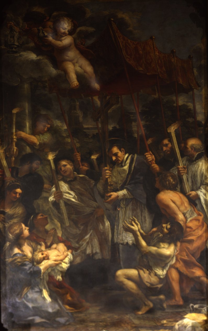 Saint Charles Veba Sırasında Kutsal Çivi