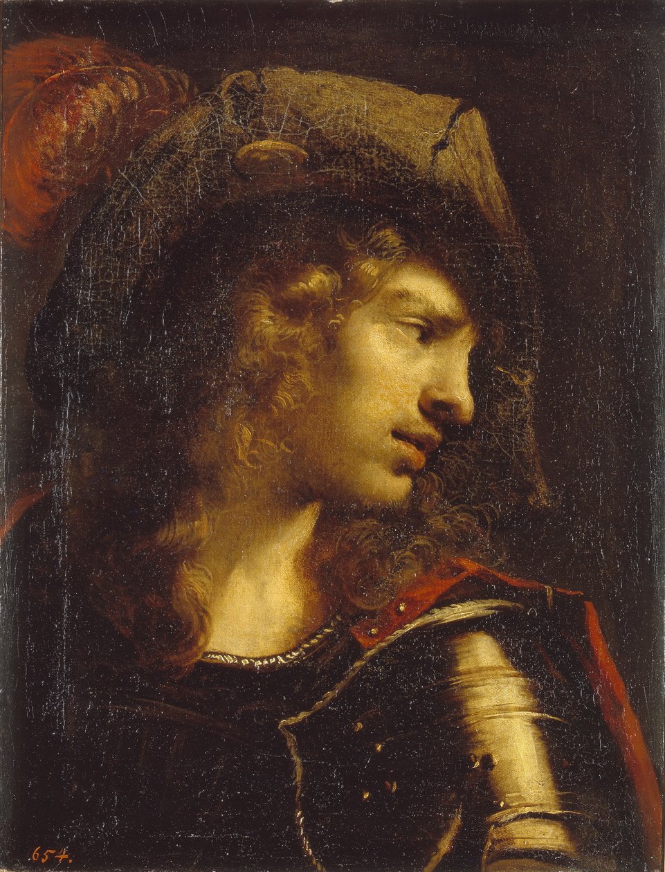 Genç savaşçının başı by Pietro della Vecchia