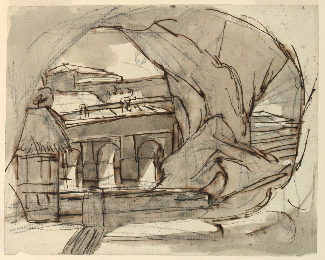 Sahne Tasarımı, Grotto by Pietro di Gottardo Gonzaga