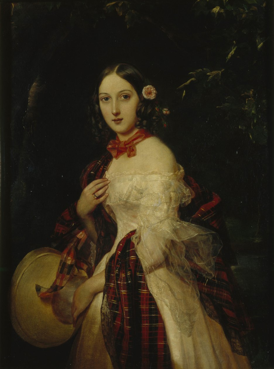 Maria Arkadievna Stolypina Besk 1819-1889, 1839 by Pimen Nikitich Orlov
