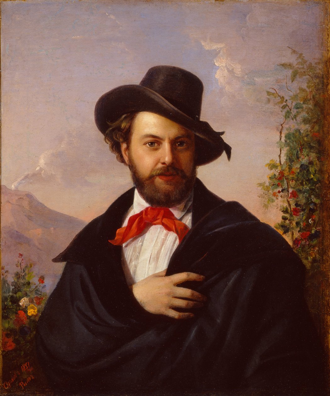 Otoportre, 1851 by Pimen Nikitich Orlov
