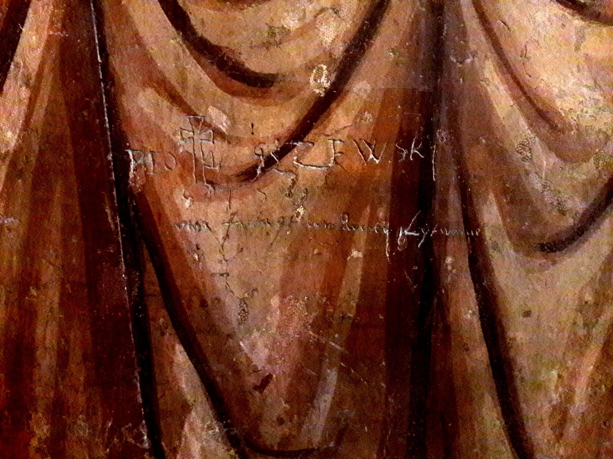 Lublin Birliği anısına grafiti imzası by Piotr Jeżewski