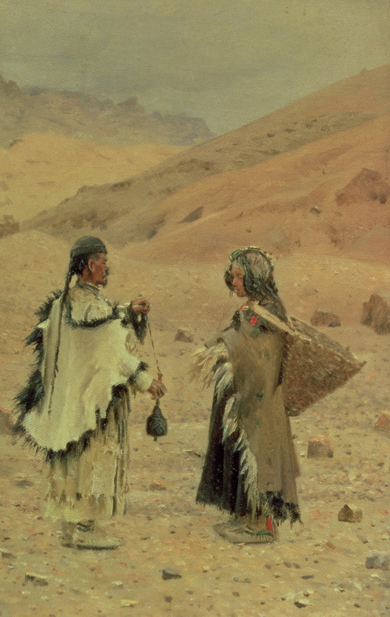 Batı Tibetliler, 1875 by Piotr Petrovitch Weretshchagin