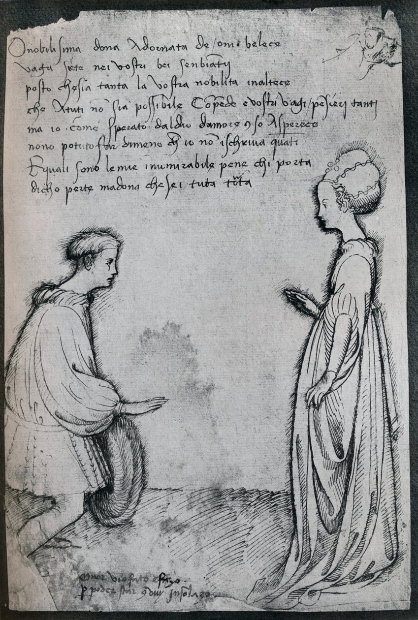 Bir Aşk Düeti, c15. yüzyıl, 1925 by Antonio Pisanello