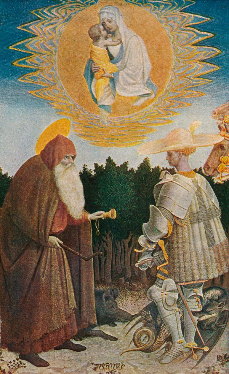 Bakire ve Azizlerle Çocuk, 1435, 1909 by Antonio Pisanello