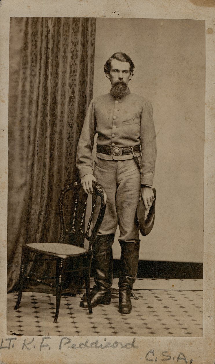 Kellion F. Peddicord, Teğmen, B Şirketleri, 2. Kentucky Süvari (Konfederasyon) by Pittsburg Cargo
