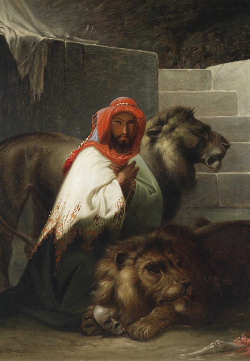 aslan terbiyecisi by Pal Bohm