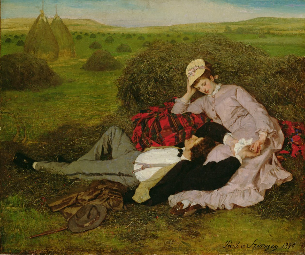 Aşıklar, 1870 by Pál Szinyei Merse
