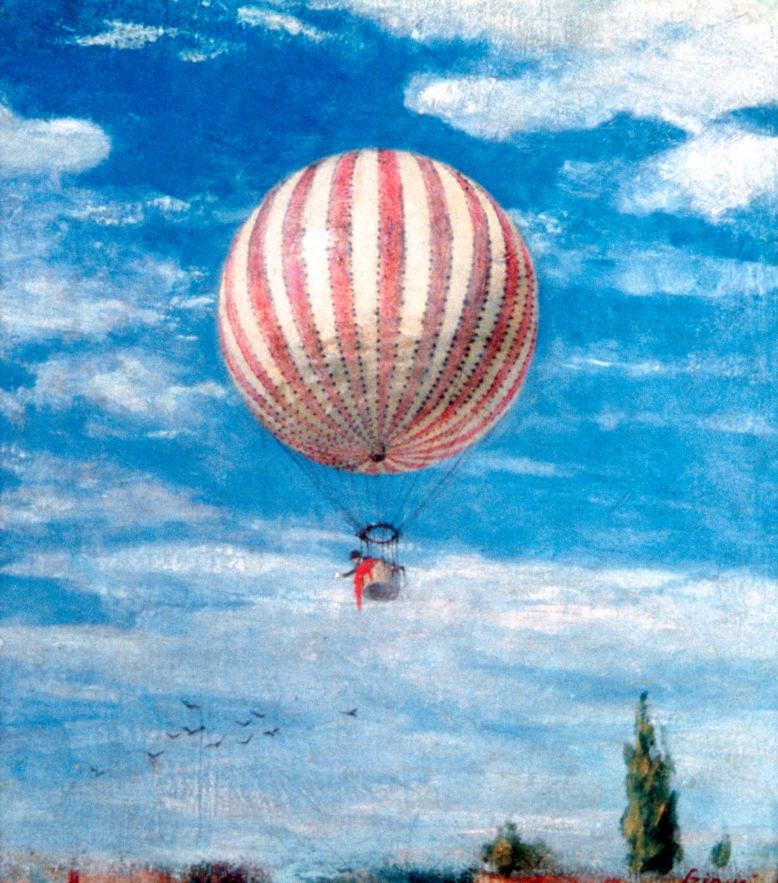 Balon, 1878 by Pál Szinyei Merse