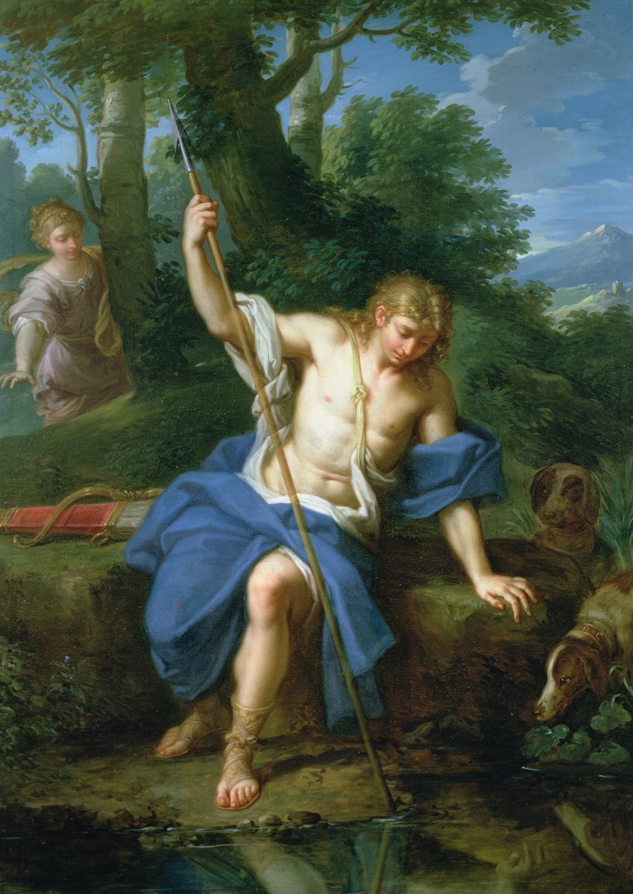 Narcissus ve Echo by Placido Costanzi