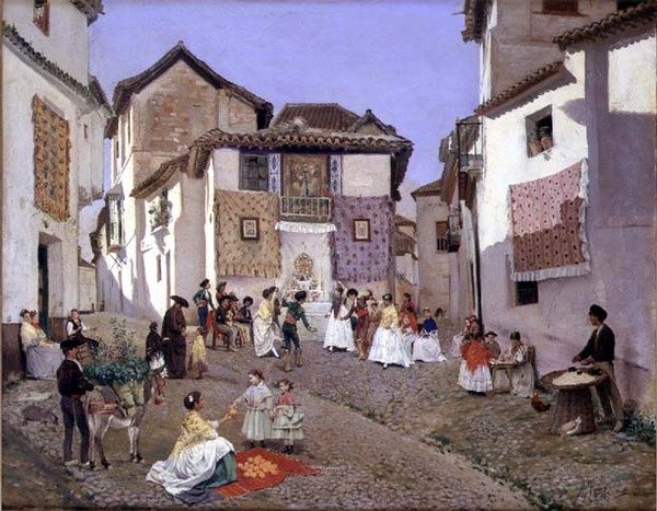 İspanyol Düğün Töreni by Placido Frances y Pascual