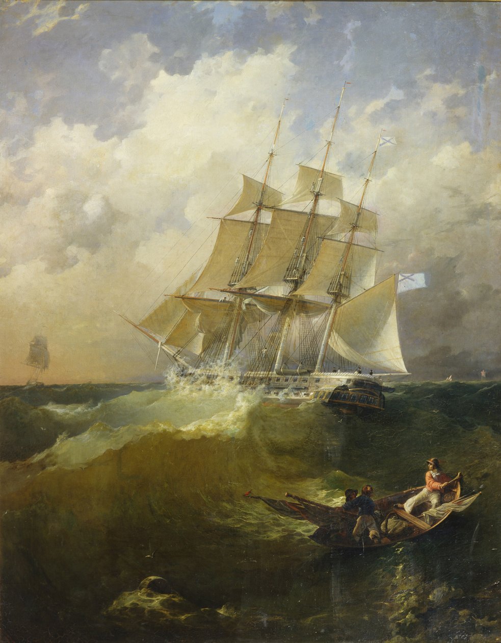 44 silahlı fırkateyn Aurora, 1844 by Platon Timofeyevich Borispolets
