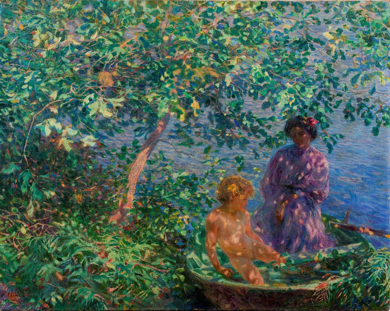 Güneşin Öpücükleri, 1908. by Plinio Nomellini