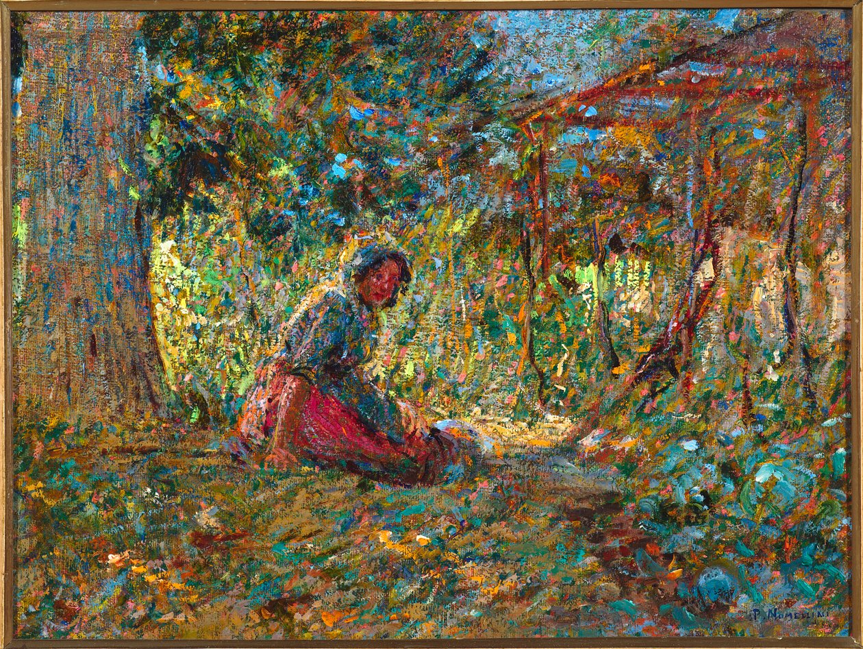 Bahçede, c.1891 by Plinio Nomellini