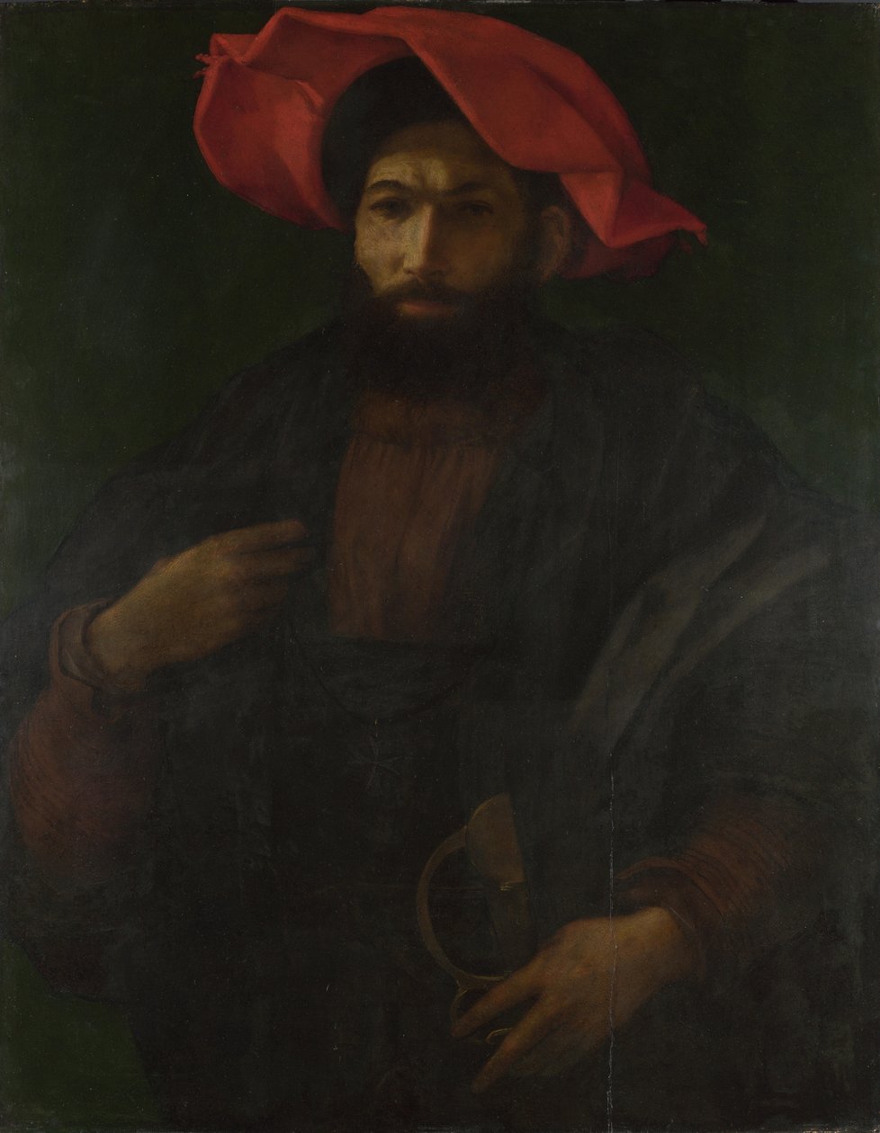 Aziz John Şövalyesi, 1530 civarı by Polidoro da Caravaggio