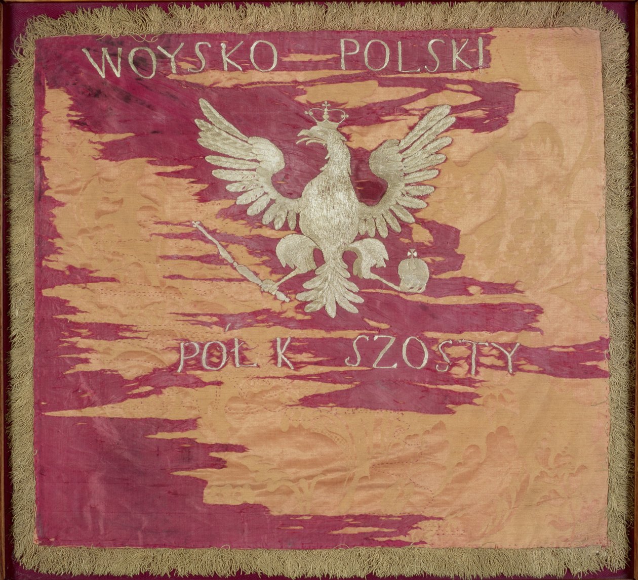 Varşova Dükalığı'nın Altıncı Piyade Alayı'nın Bayrağı, 1807 (ipek) by Polish School