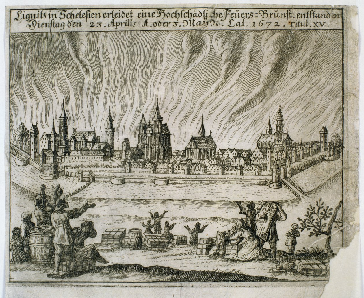 İkili Ateş Efsanesi, 1672 by Polish School