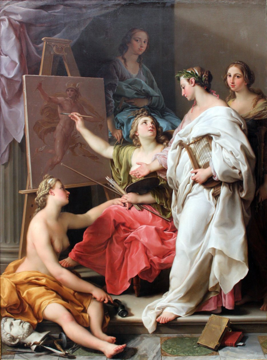 Sanatın Alegorisi by Pompeo Batoni