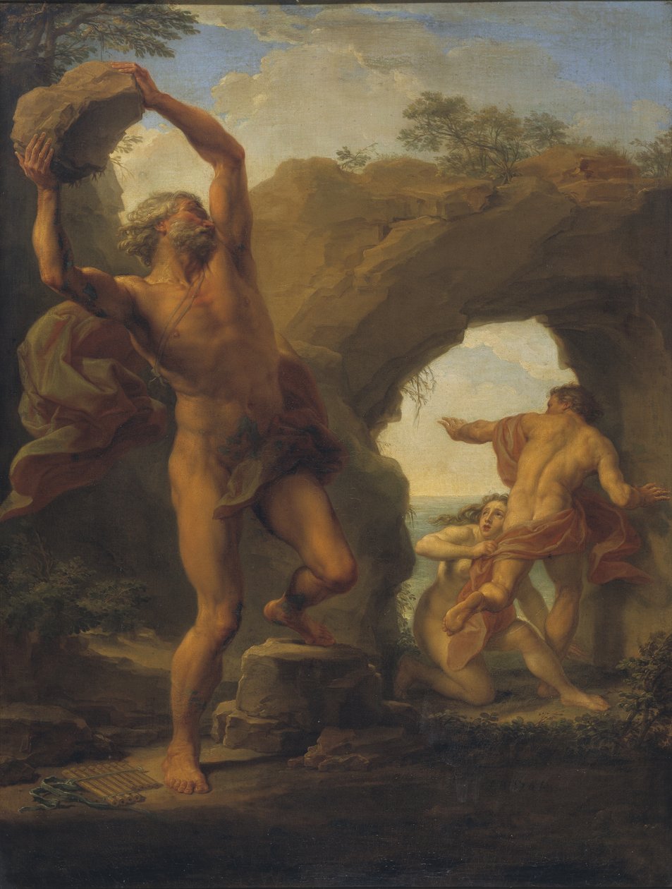 Acis ve Galatea, 1761 by Pompeo Girolamo Batoni