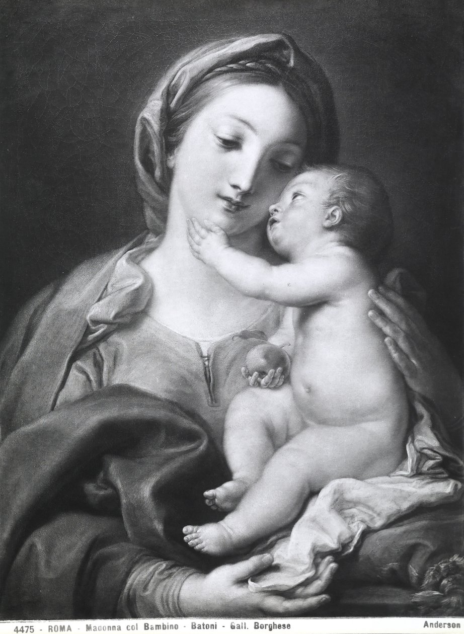 Madonna ve Çocuk, 1708 by Pompeo Girolamo Batoni