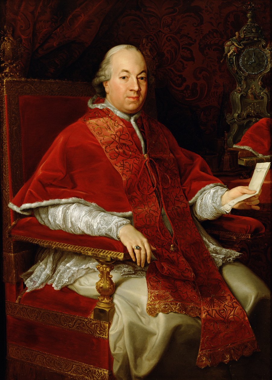 Papa Pius VI (1717-99) c.1775-76 by Pompeo Girolamo Batoni