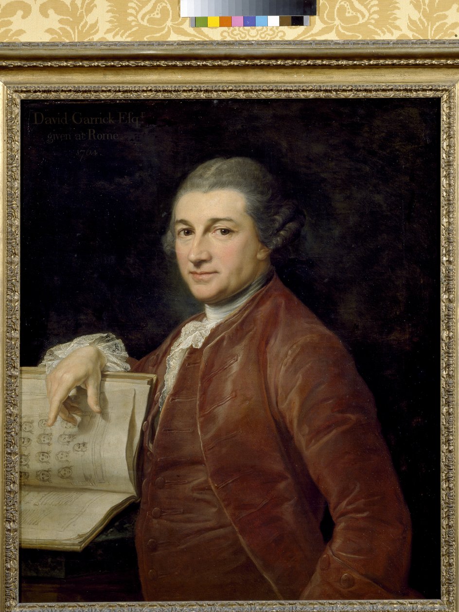 David Garrick'in Portresi, 1764 by Pompeo Girolamo Batoni