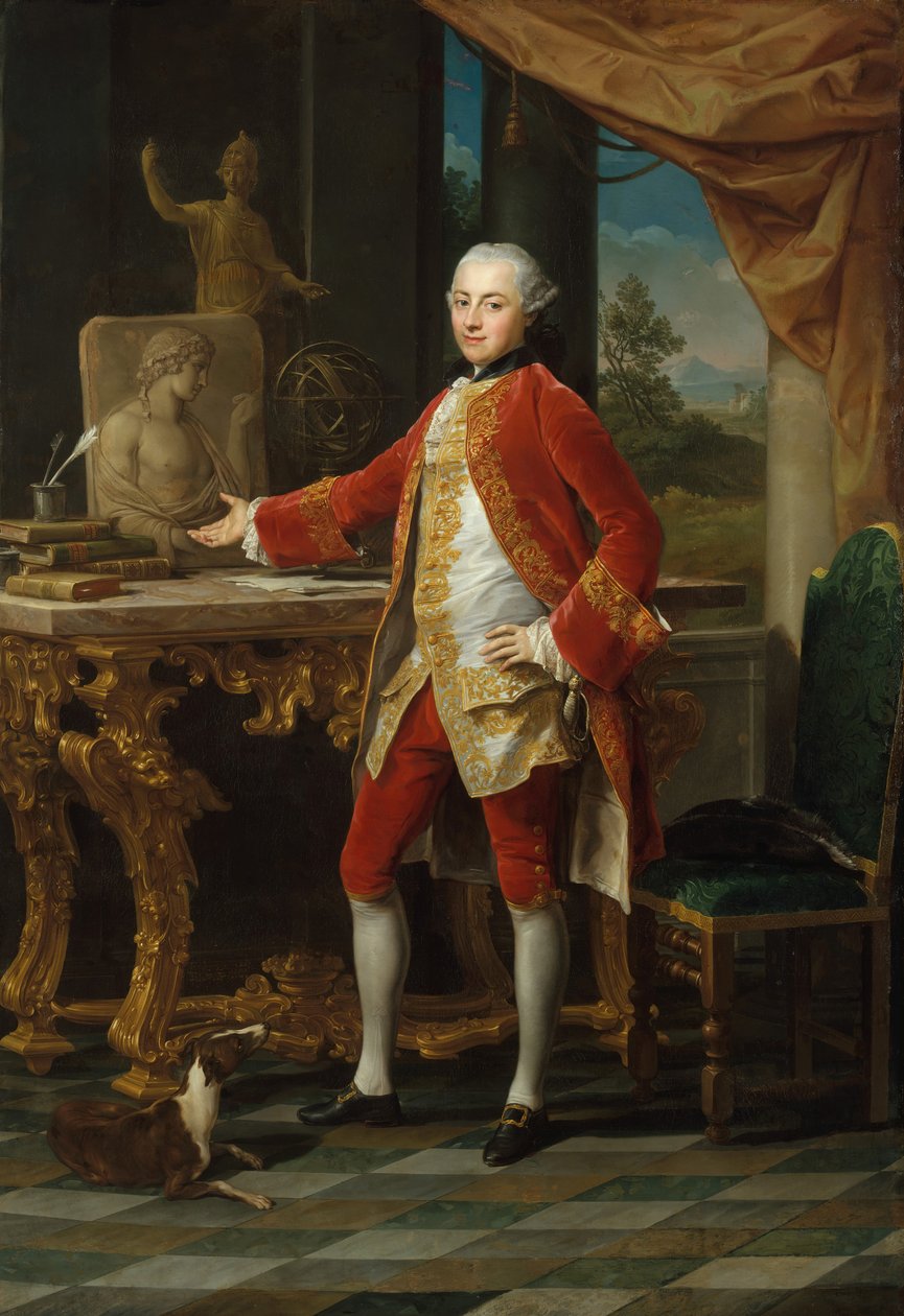 Genç Bir Adamın Portresi, yak. 1760-65. by Pompeo Batoni