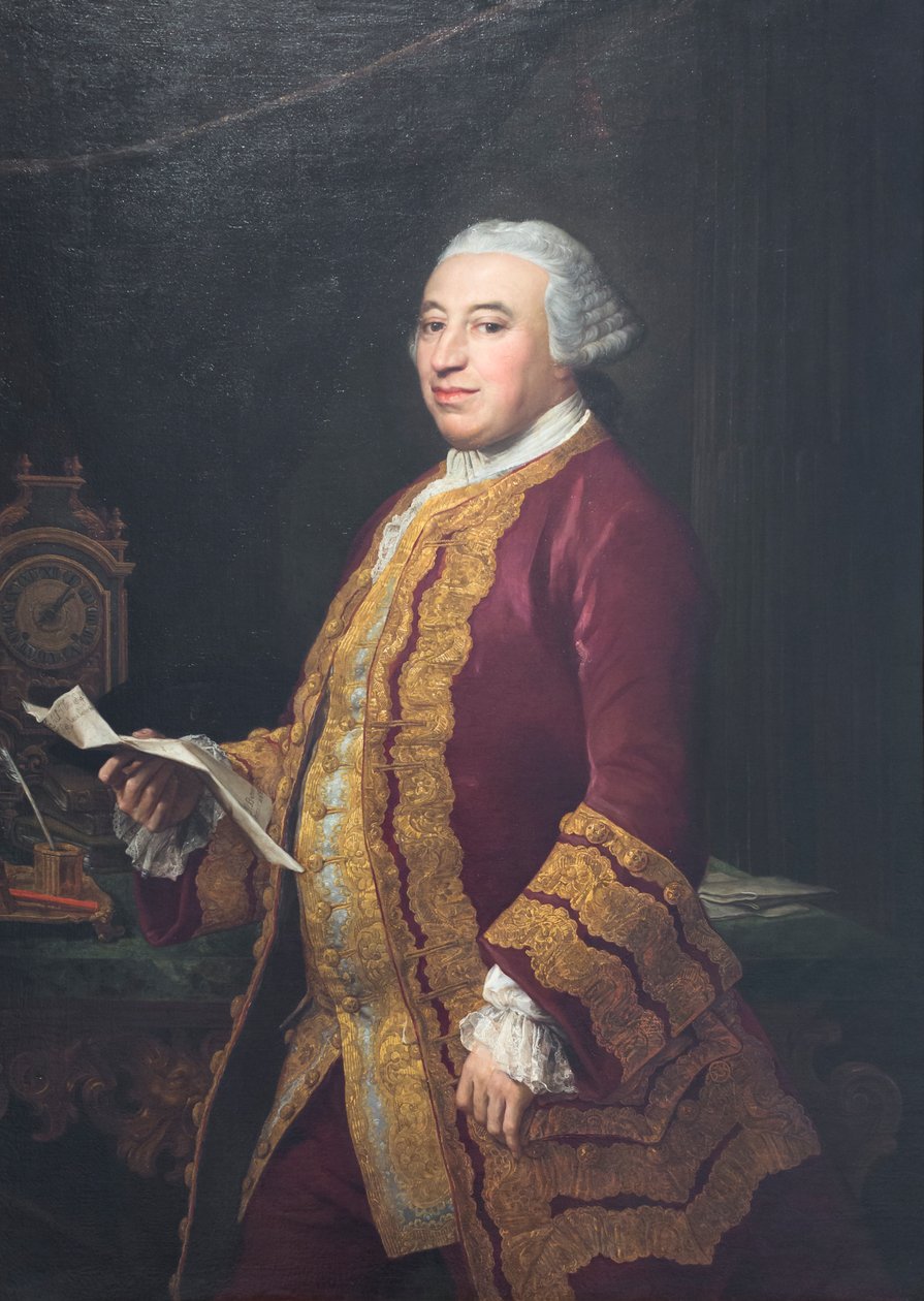 Kont Niccolo' Soderini'nin Portresi by Pompeo Girolamo Batoni